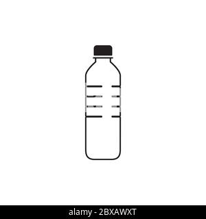 bottle water plastic icon symbol design vector Stock Vector