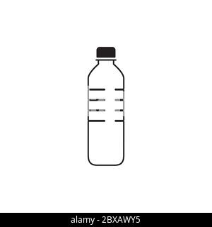 bottle water plastic icon symbol design vector Stock Vector
