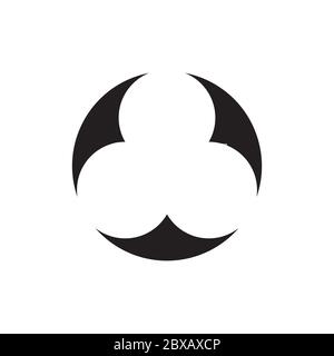abstract circle icon symbol design vector Stock Vector