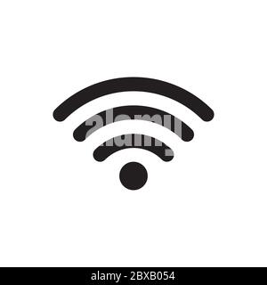 wifi signal icon symbol flat vector Stock Vector