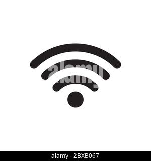 wifi signal icon symbol flat vector Stock Vector
