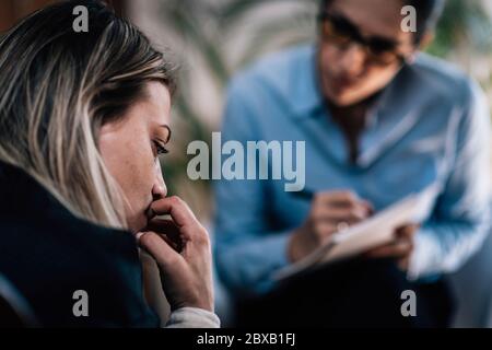 Psychotherapy treatment Stock Photo