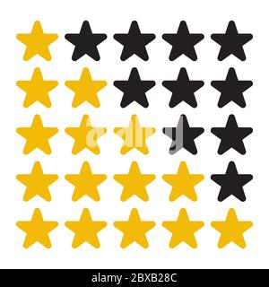 set icon star rating design vector illustration Stock Vector