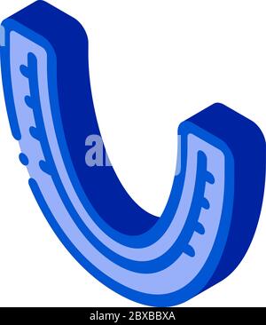 Capa Boxer isometric icon vector illustration Stock Vector