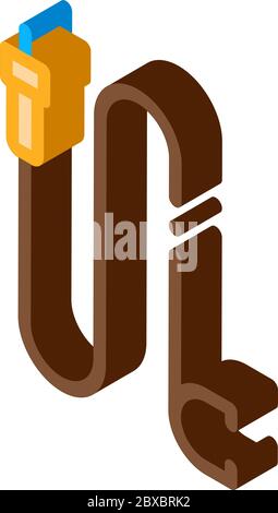 Tattoo Needle isometric icon vector illustration Stock Vector