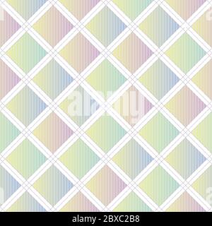 geometric seamless vector pattern in pastel ombre Stock Vector