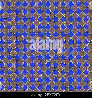 Gorgeous seamless pattern white colorful Moroccan, Portuguese tiles, ornaments. Can be used for wallpaper, pattern fills, web page background Stock Photo