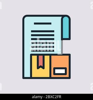 Product Matrix. Digital marketing concept illustration, flat design linear style banner. Usage for e-mail newsletters, headers, blog posts, print  Stock Vector