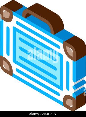 Equipment Case isometric icon vector illustration Stock Vector