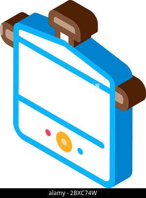 Tool Sterilizer isometric icon vector illustration Stock Vector