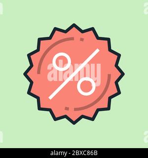 Offer. Digital marketing concept illustration, flat design linear style banner. Usage for e-mail newsletters, headers, blog posts, print and more. Stock Vector