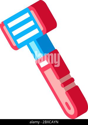 Shaving Razor isometric icon vector illustration Stock Vector