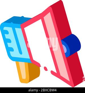Loudspeaker Tool Isometric Icon Vector Illustration Stock Vector