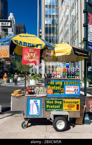 Hot Dog Stand Stock Photo
