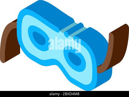 Mask Isometric Icon Vector Illustration Stock Vector