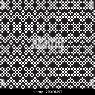 Christmas Fair Isle Seamless Pattern Background - Christmas fair isle pattern background for fashion textiles, knitwear and graphics Stock Vector