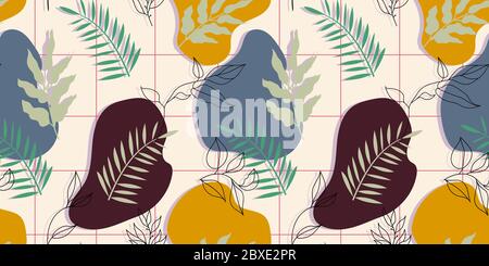 Green grass watercolour blotch, great design for any purposes. Banner background. Green watercolor splash. Creative artistic Brush stroke. Spring Stock Vector