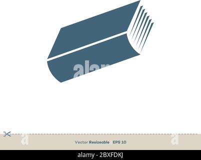 Book Icon Vector Logo Template Illustration Design. Vector EPS 10. Stock Vector