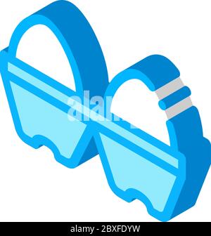 chicken eggs isometric icon vector illustration Stock Vector
