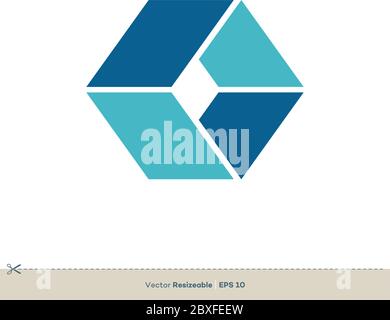 Letter O Box Vector Logo Template Illustration Design. Vector EPS 10. Stock Vector