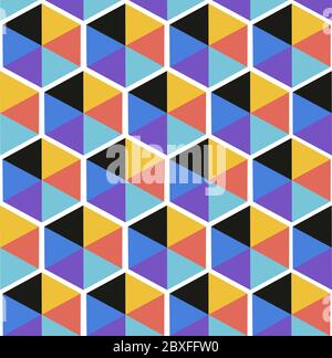 geometric seamless pattern Stock Vector