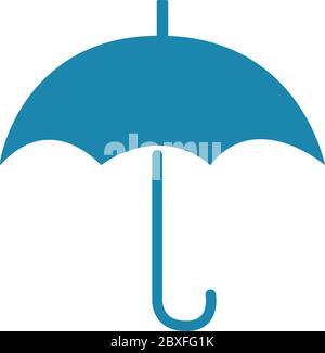 Umbrella icon flat illustration vector isolated on white eps 10 Stock Vector