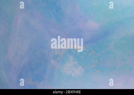 Hand painted background, blue tint Stock Photo