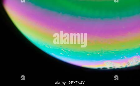 Colorful abstarct background. Rainbow color liquid surface Stock Photo