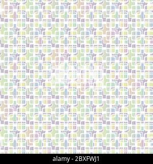 geometric seamless vector pattern in pastel ombre Stock Vector