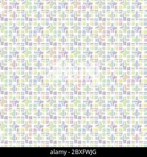 geometric seamless vector pattern in pastel ombre Stock Vector