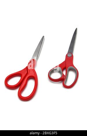 Childrens Scissors Isolated On White Background Stock Photo 124694989