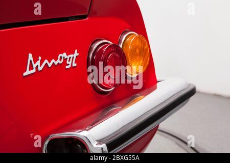 Ferrari Dino 246 GTS boot badge Stock Photo