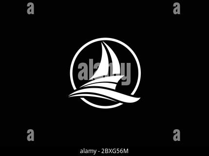 Ship Logo, cruise ship Logo Design Vector template, Boat sign symbol Stock Vector