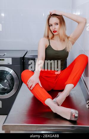 91100 Red Pants Stock Photos Pictures  RoyaltyFree Images  iStock   Woman red pants