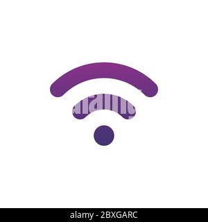 Blue Wireles signal. Icon. Wifi Vector illustration. Stock vector illustration Stock Vector