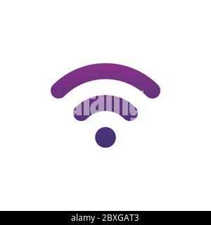Blue Wireles signal. Icon. Wifi Vector illustration. Stock vector illustration Stock Vector