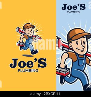 PLumber Service Character Stock Vector