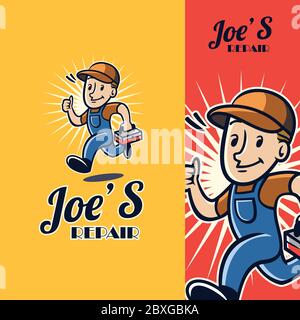 Repairman Character Stock Vector