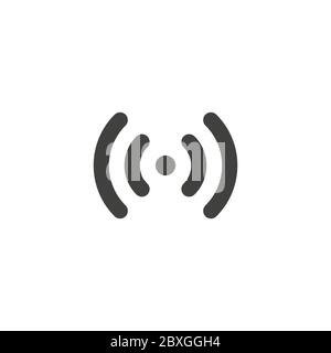 Wireles signal. Icon. Wifi Vector illustration. Stock vector illustration Stock Vector