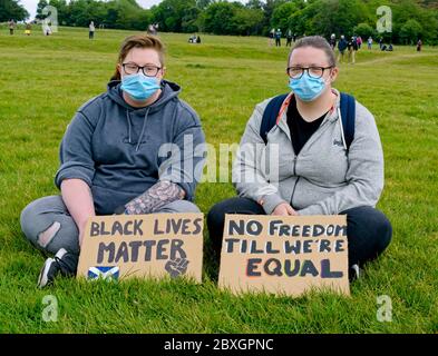 Black Lives Matter - Edinburgh Stock Photo