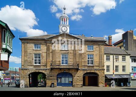 UK,West Yorkshire,Pontefract,Old Town Hall Stock Photo
