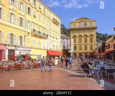 Place Charles Felix, Vieux Nice (Old Town), Nice, Côte d'Azur, Alpes-Maritimes, Provence-Alpes-Côte d'Azur, France Stock Photo