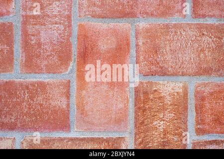 Typical Santa Catarina red tile floor Stock Photo