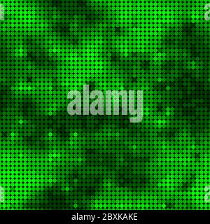 Abstract glowing circles pattern. Seamless vector illustration Stock Vector