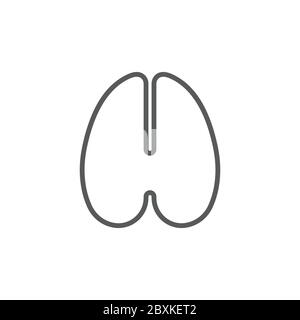 Camel footprint vector icon symbol isolated on white background Stock Vector
