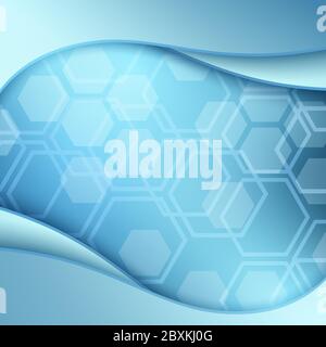 Abstract hexagon background. Pattern design. Stock Vector
