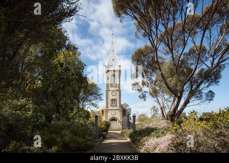 Tabor Lutheran Church built in 1870 in Tanunda, Barossa Valley, South Australia Stock Photo