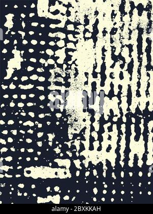 Abstract grunge vector background. Monochrome composition of irregular graphic elements. Stock Vector