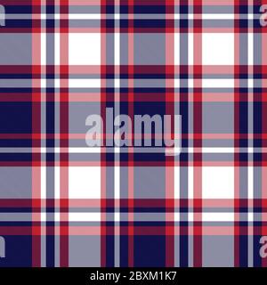 Plaid Tartan Checkered Seamless Pattern- Plaid, checkered, tartan seamless pattern suitable for fashion textiles and graphics Stock Vector