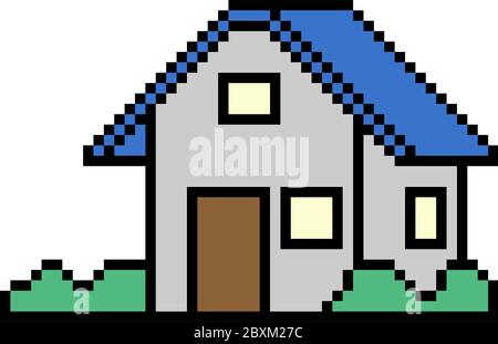 vector pixel art grass isolated Stock Vector Image & Art - Alamy